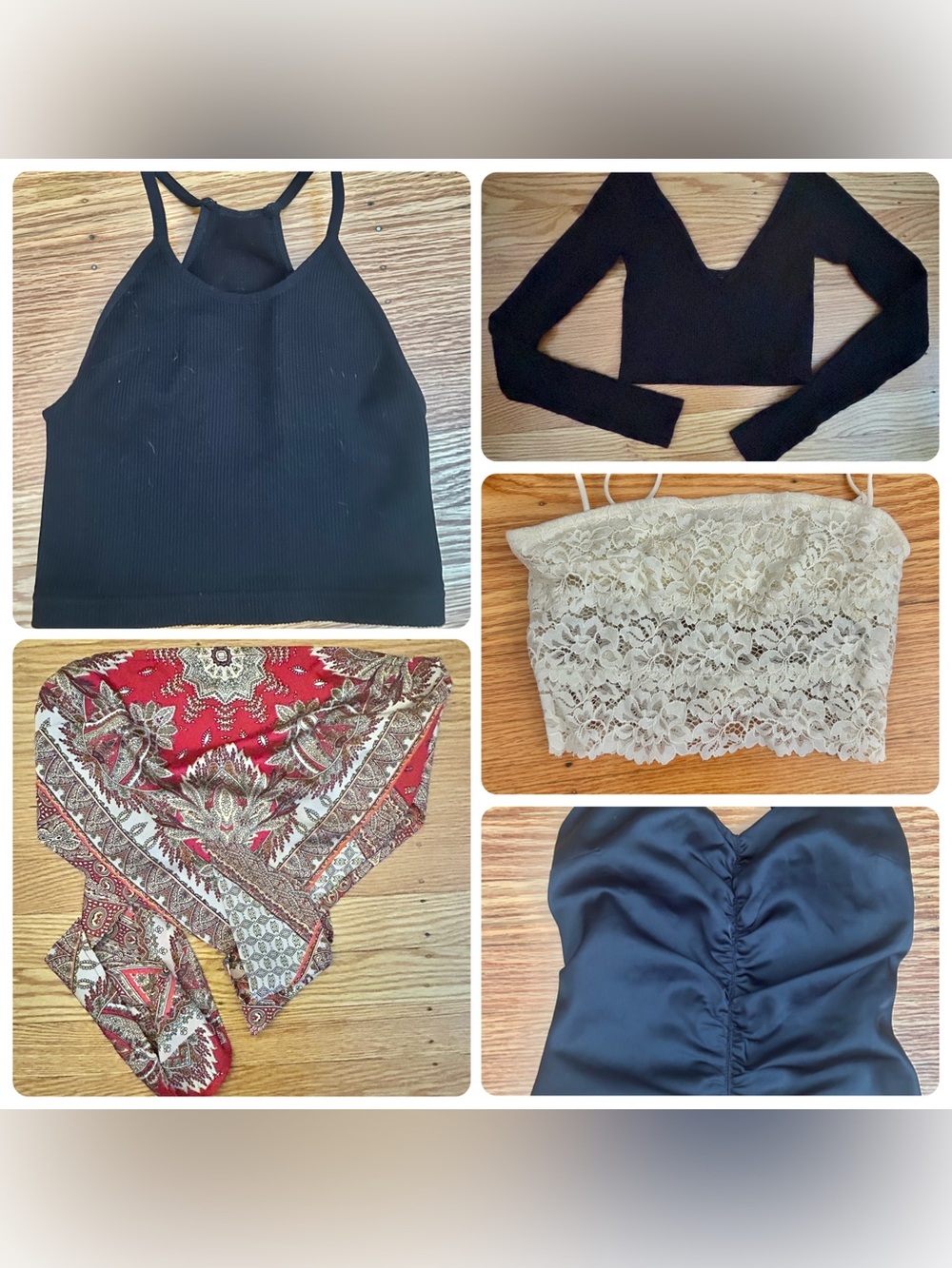 BUNDLE of 5 Tops